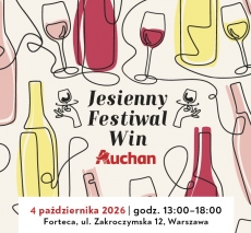 Degustacja Win Jesiennego Festiwalu Auchan 2026