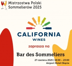 California Wines na Bar des Sommeliers